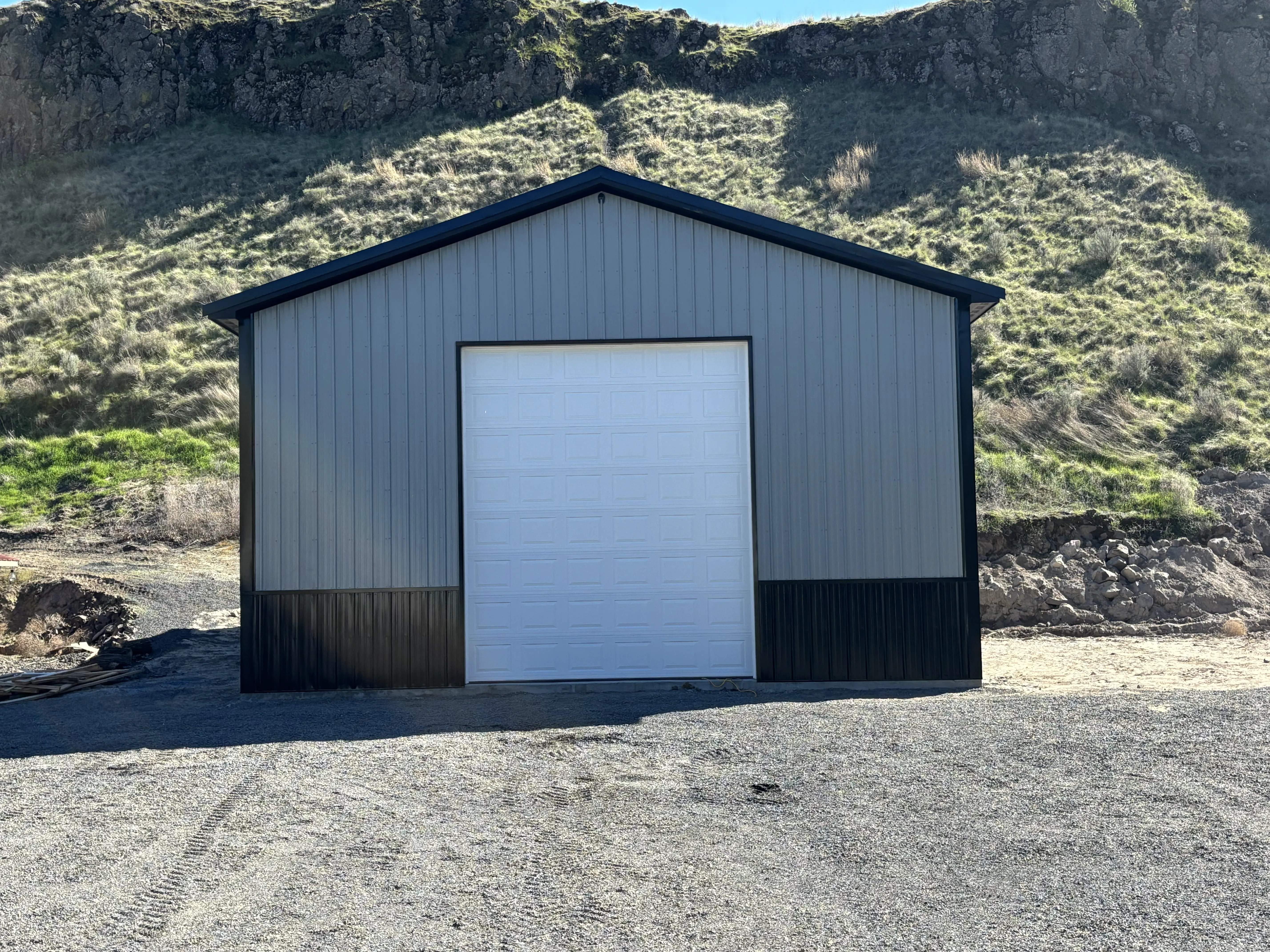 commercial garage door traditional design
