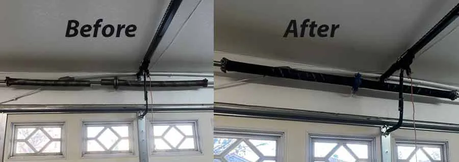 before and after spring repair