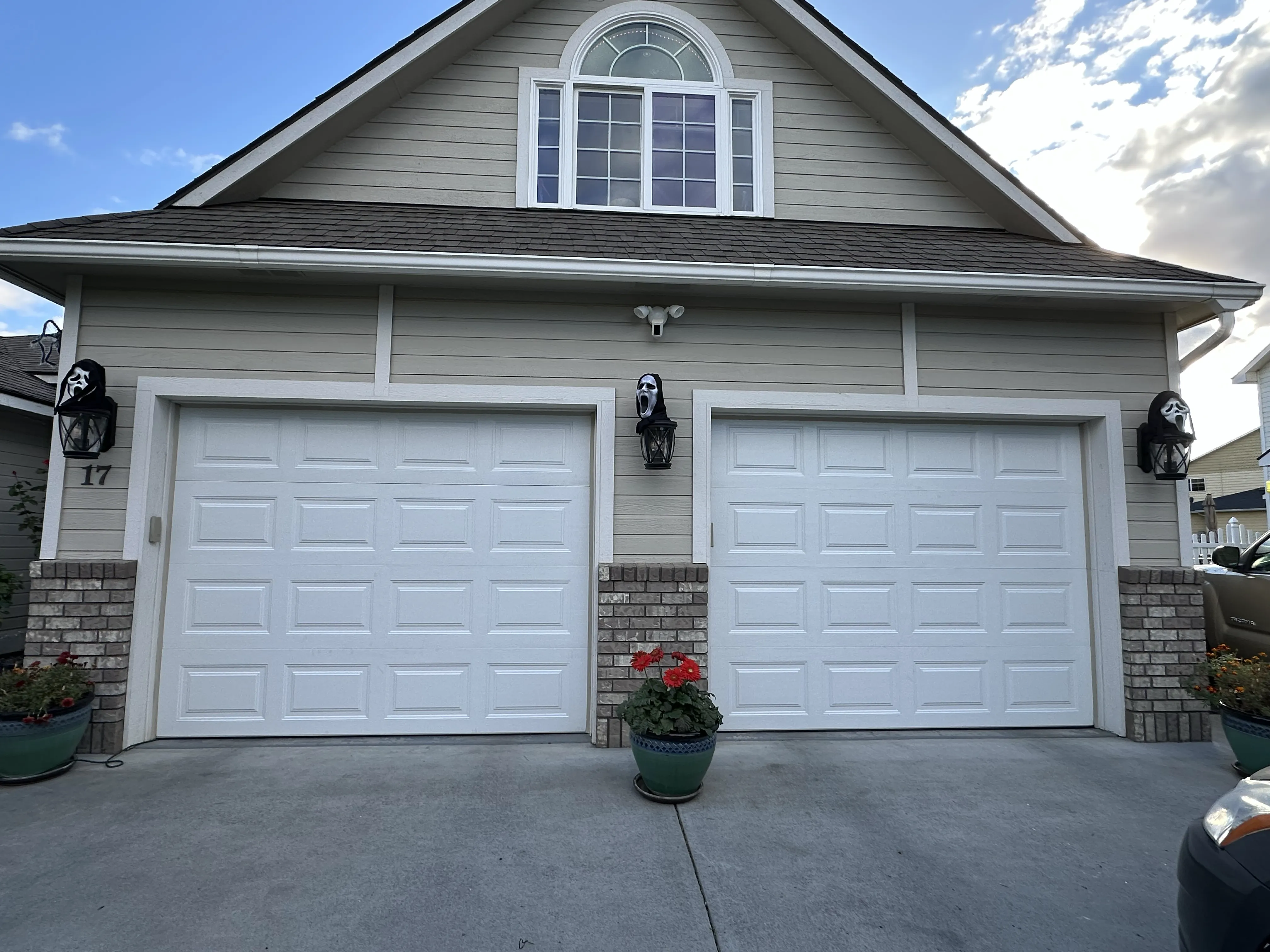 residential garage door traditional design